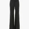 Alina-Hose aus Leder in Schwarz