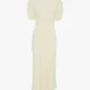 Bela Midi-Kleid in Bright Ivory Bela Midi-Kleid in Bright Ivory