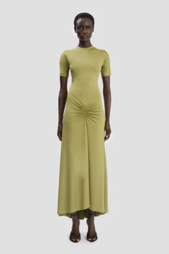 Blaire Midi-Kleid in Greenfinch