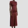 Blaire Midi-Kleid in Zinnoberrot Blaire Midi-Kleid in Zinnoberrot
