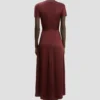 Blaire Midi-Kleid in Zinnoberrot Blaire Midi-Kleid in Zinnoberrot