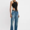 Bodysuit mit hohem Beinausschnitt in Schwarz Bodysuit mit hohem Beinausschnitt in Schwarz