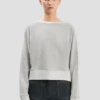 Constance Sweatshirt in Grau meliert Constance Sweatshirt in Grau meliert