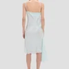 Crushed Cami-Midi-Kleid in Aquamarin Crushed Cami-Midi-Kleid in Aquamarin