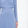 Dolman-Midi-Kleid in Bluebell Dolman-Midi-Kleid in Bluebell