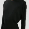 Dolman-Midi-Kleid in Schwarz Dolman-Midi-Kleid in Schwarz