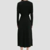Dolman-Midi-Kleid in Schwarz Dolman-Midi-Kleid in Schwarz