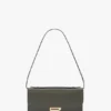 Dorian Pochette aus dunkelolivfarbenem Leder Dorian Pochette aus dunkelolivfarbenem Leder