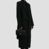 Dorian Pochette aus schwarzem Leder