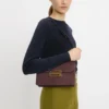 Dorian-Tasche aus burgunderrotem Leder Dorian-Tasche aus burgunderrotem Leder