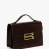 Dorian-Tasche aus geprägtem dunkelbraunem Leder Dorian-Tasche aus geprägtem dunkelbraunem Leder