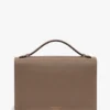 Dorian-Tasche aus taubengrauem Leder Dorian-Tasche aus taubengrauem Leder