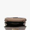 Dorian-Tasche aus taubengrauem Leder Dorian-Tasche aus taubengrauem Leder