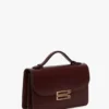 Dorian-Tasche, klein, aus burgunderrotem Leder Dorian-Tasche, klein, aus burgunderrotem Leder