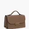 Dorian-Tasche, klein, aus taubengrauem Leder Dorian-Tasche, klein, aus taubengrauem Leder