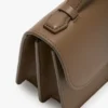 Dorian-Tasche, klein, aus taubengrauem Leder Dorian-Tasche, klein, aus taubengrauem Leder