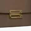 Dorian-Tasche, klein, aus taubengrauem Leder Dorian-Tasche, klein, aus taubengrauem Leder