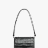 Dorian-Tasche Small aus geprägtem schwarzem Leder Dorian-Tasche Small aus geprägtem schwarzem Leder