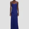 Draped Cami Gown in leuchtendem Indigo Draped Cami Gown in leuchtendem Indigo
