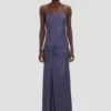 Drapiertes Cami-Kleid in Eclipse Drapiertes Cami-Kleid in Eclipse