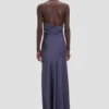 Drapiertes Cami-Kleid in Eclipse Drapiertes Cami-Kleid in Eclipse