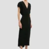 Edith Midi-Kleid in Schwarz Edith Midi-Kleid in Schwarz