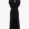 Edith Midi-Kleid in Schwarz Edith Midi-Kleid in Schwarz