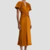 Eve Midi-Kleid in Bronze Eve Midi-Kleid in Bronze