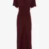 Eve Midi-Kleid in Burgunderrot Eve Midi-Kleid in Burgunderrot