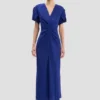 Eve Midi-Kleid in leuchtendem Indigo Eve Midi-Kleid in leuchtendem Indigo