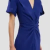 Eve Midi-Kleid in leuchtendem Indigo Eve Midi-Kleid in leuchtendem Indigo
