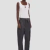 Split Tank Top in Weiß
