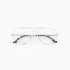 Feine Brille mit Doppelbrücke in Palladium Feine Brille mit Doppelbrücke in Palladium