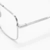Feine Brille mit Doppelbrücke in Palladium Feine Brille mit Doppelbrücke in Palladium