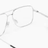 Feine Brille mit Doppelbrücke in Palladium Feine Brille mit Doppelbrücke in Palladium
