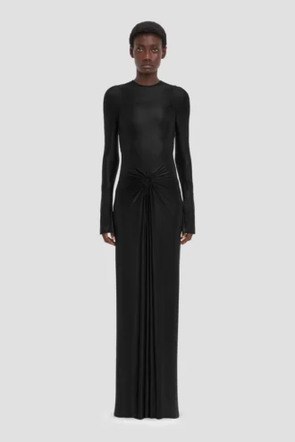 Frances-Kleid in Schwarz