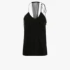 Gerafftes Cami-Top in Schwarz Gerafftes Cami-Top in Schwarz