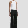 Gigi-Jeans in gewaschenem Schwarz