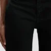 Gigi-Jeans in gewaschenem Schwarz