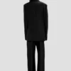 Jacke mit fallendem Revers in Schwarz Jacke mit fallendem Revers in Schwarz