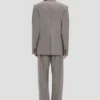 Jacke mit skulpturalen Ärmeln in Nickel Jacke mit skulpturalen Ärmeln in Nickel
