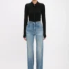 Julia-Jeans in mittelblauer Waschung Julia-Jeans in mittelblauer Waschung