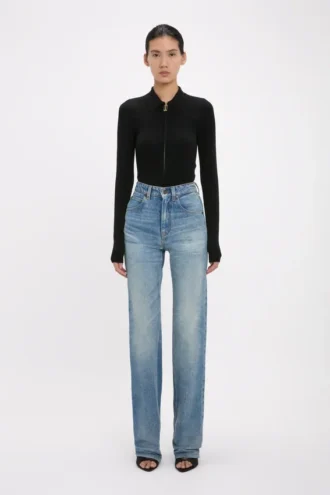 Julia-Jeans in mittelblauer Waschung