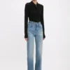 Julia-Jeans in mittelblauer Waschung Julia-Jeans in mittelblauer Waschung