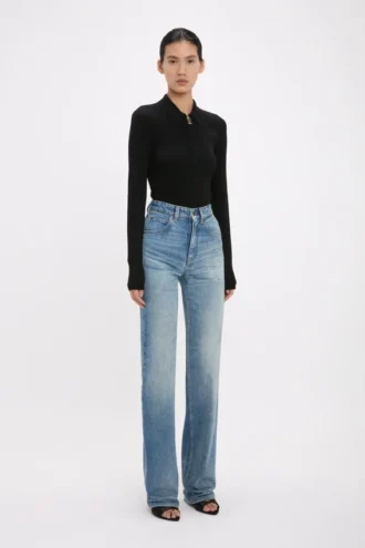 Julia-Jeans in mittelblauer Waschung