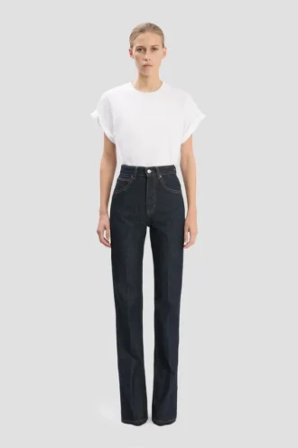 Julia Stretch-Jeans in Indigo-Waschung