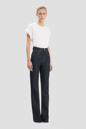 Julia Stretch-Jeans in Indigo-Waschung