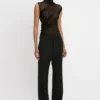 Klassische, maßgeschneiderte Hose in Schwarz Klassische, maßgeschneiderte Hose in Schwarz