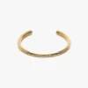 Manschettenknopf-Armband in Hellgold Manschettenknopf-Armband in Hellgold