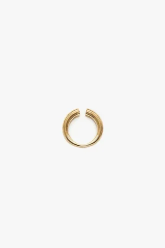 Manschettenknopf-Ring in Hellgold